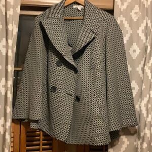 Stylish Black and White Women's Jacket